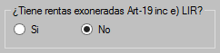 13. Rentas exoneradas