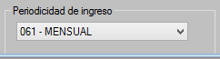 20. Periodicidad de ingreso
