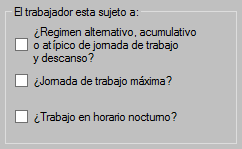5. Trabajador sujeto a: