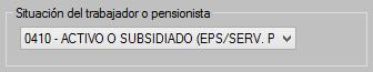 7. Situación del trabajador o pensionista