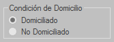 13. Condición de Domicilio