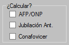 3. Opciones de cálculo